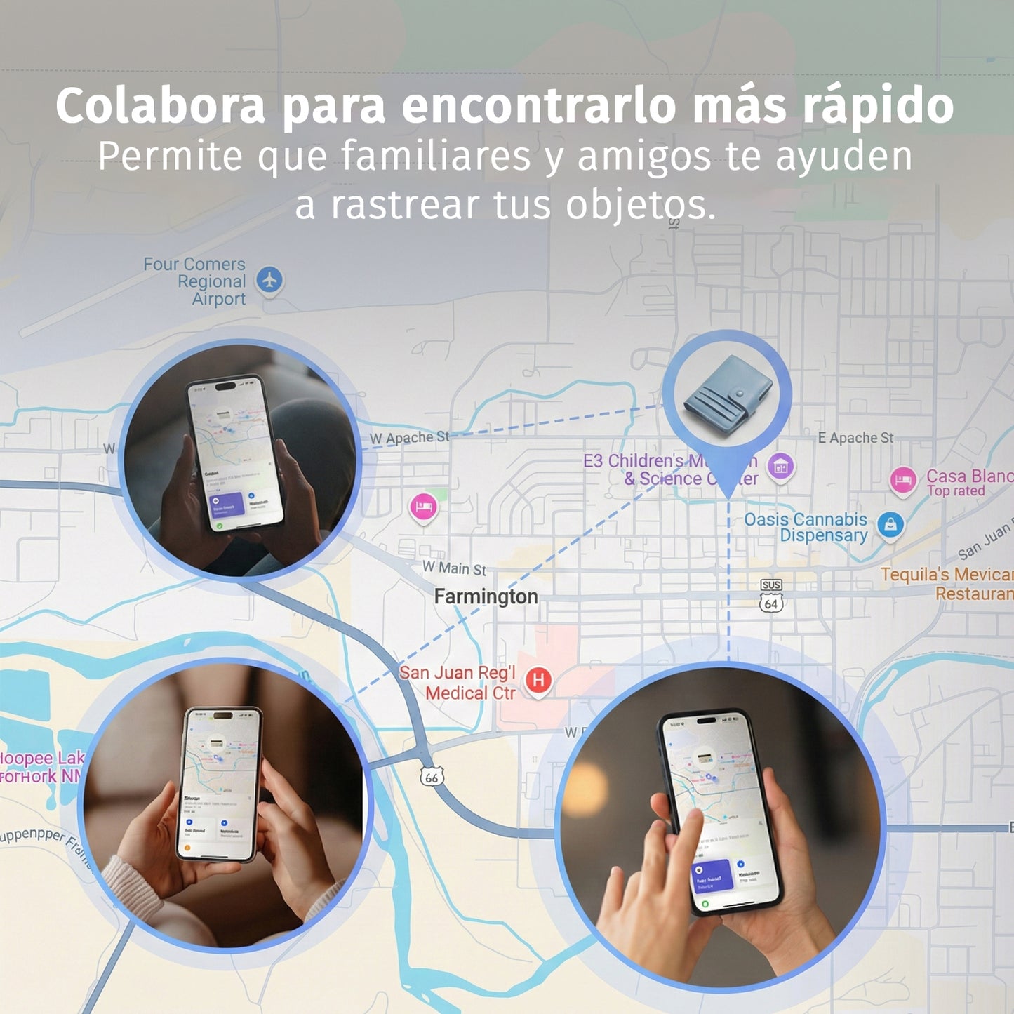 Tecinal™ Tarjeta Inteligente Localizadora