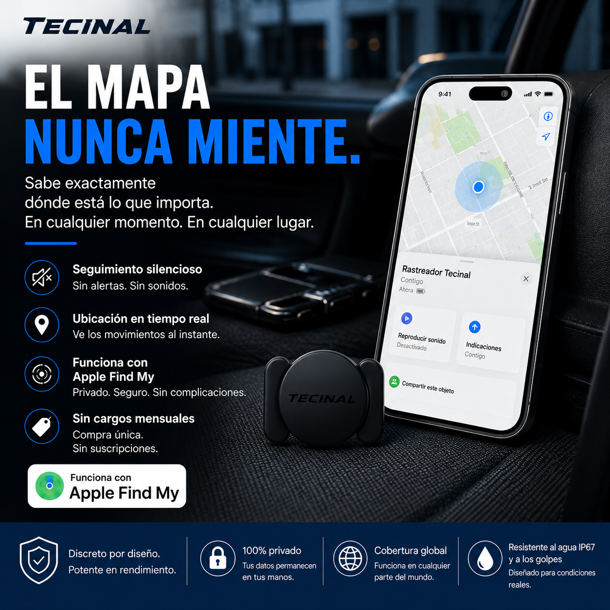 Rastreador GPS Tecinal™