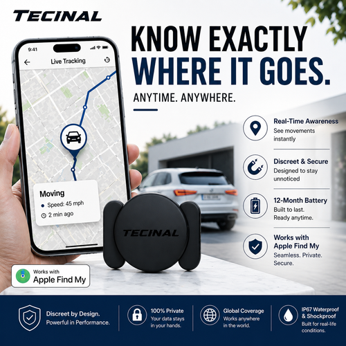 Tecinal™ Magnetic GPS Tracker