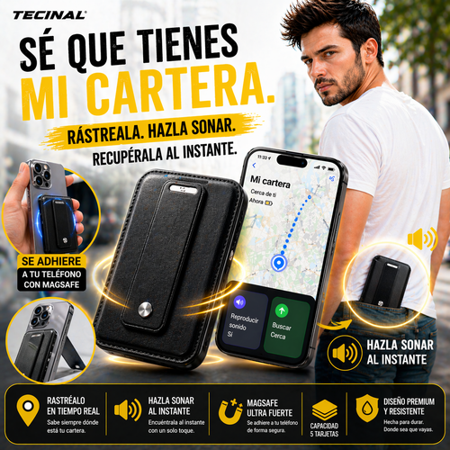 Cartera MagSafe GPS Tecinal™