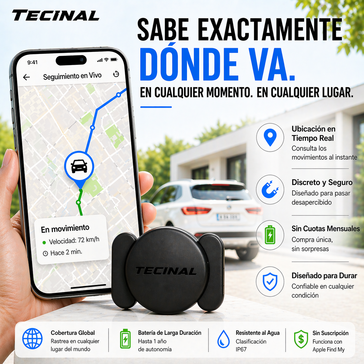 Rastreador GPS Tecinal™